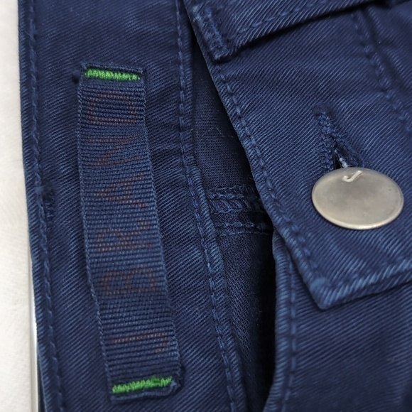 J Brand Navy Blue Midrise Vesper Capri Skinny Leg Size 28 - Picture 3 of 8